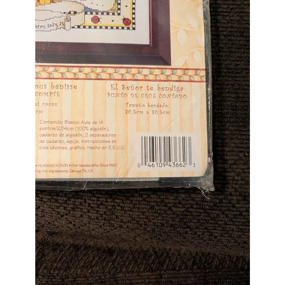 Bucilla Counted Cross Stitch Kit – “The Lord Bless You” – Karla Dornacher